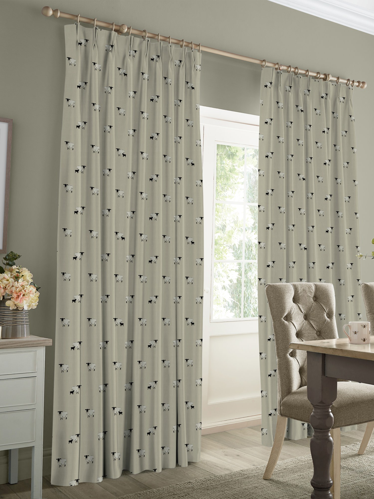 sophie allport sheep sand curtains