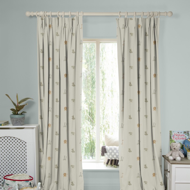 Sophie Allport Bears Linen Curtains