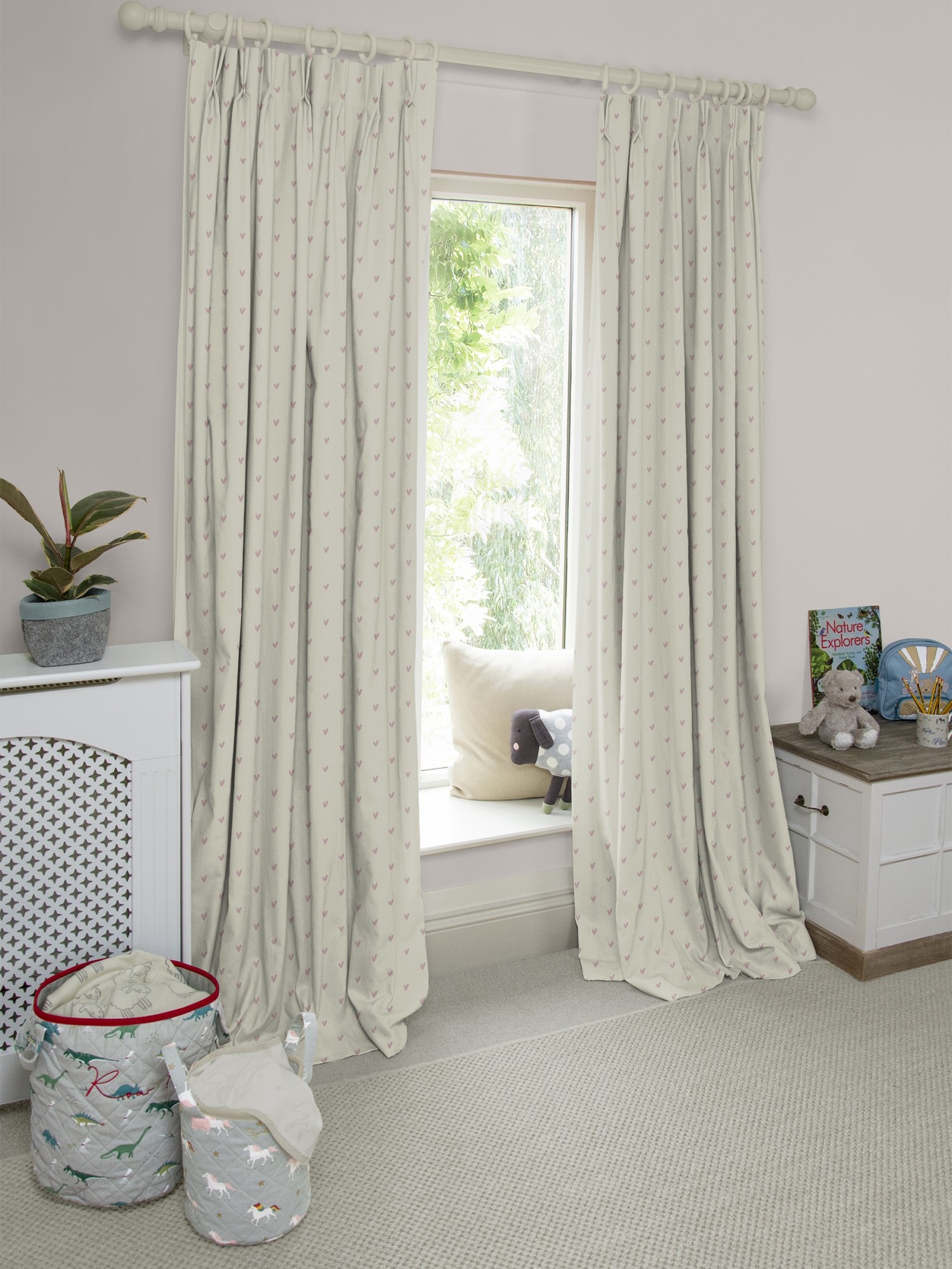 sophie allport hearts blush curtains