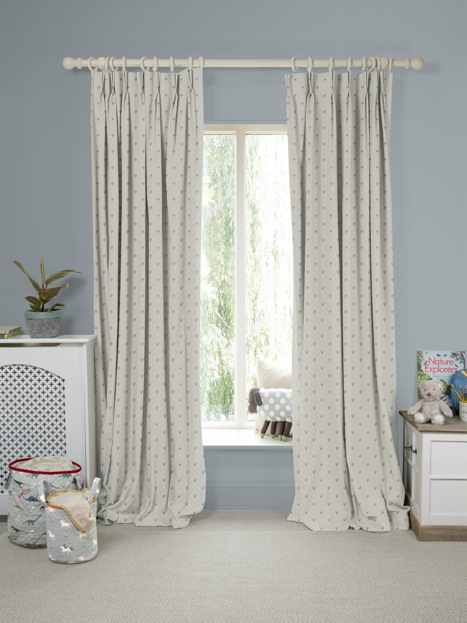 sophie allport hearts duckegg curtains