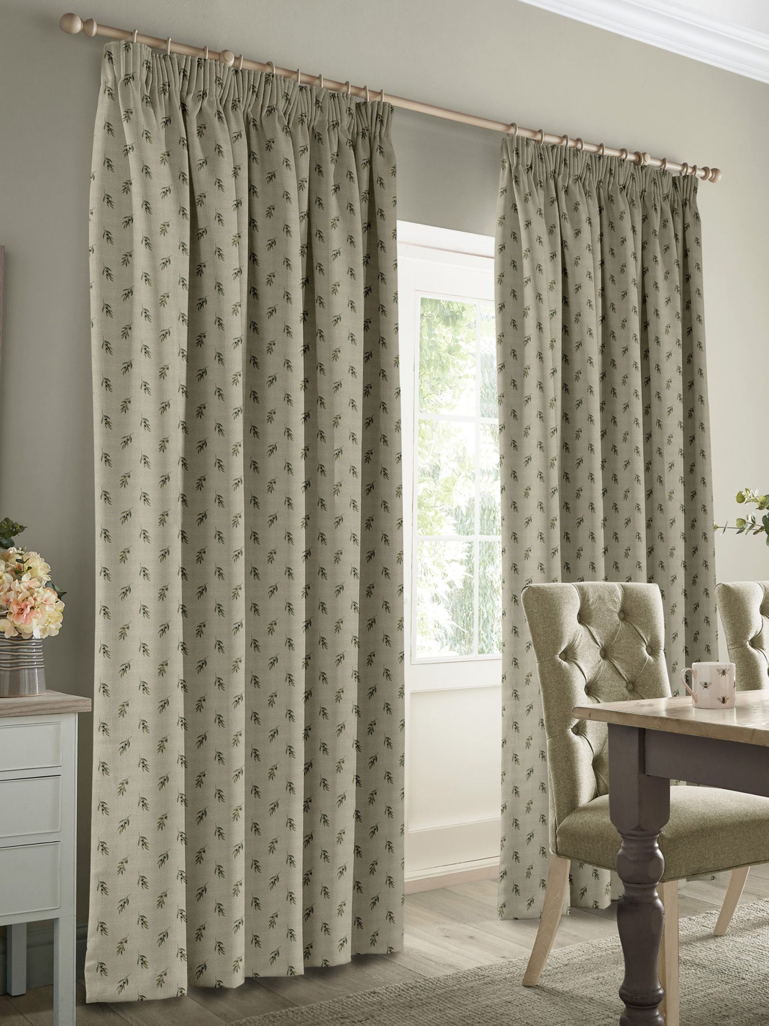 sophie allport olive linen curtains