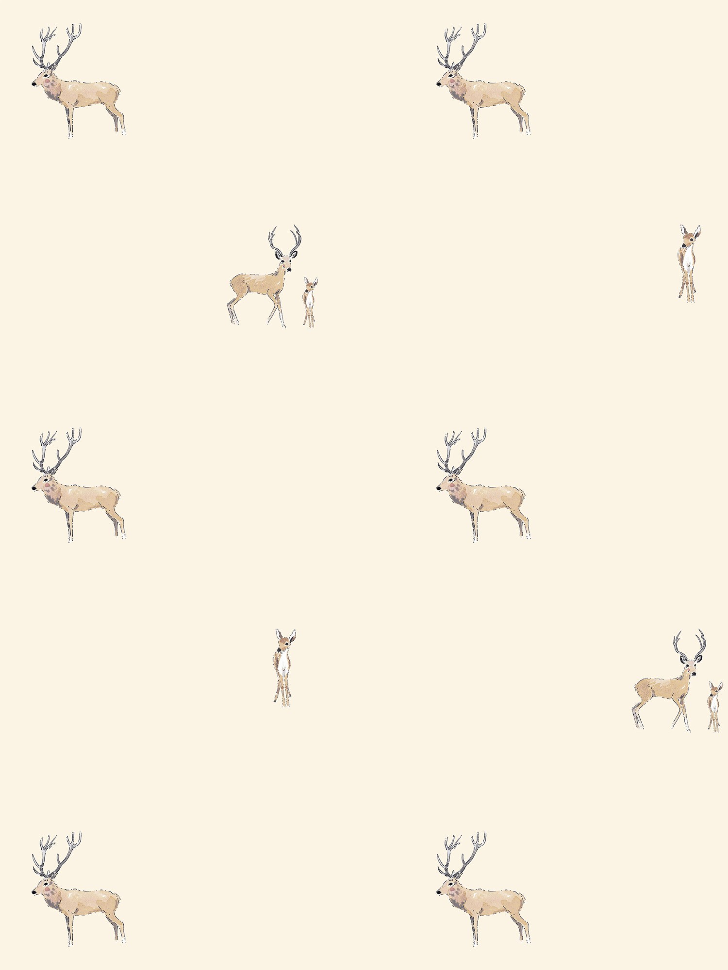 sophie allport stags natural curtains
