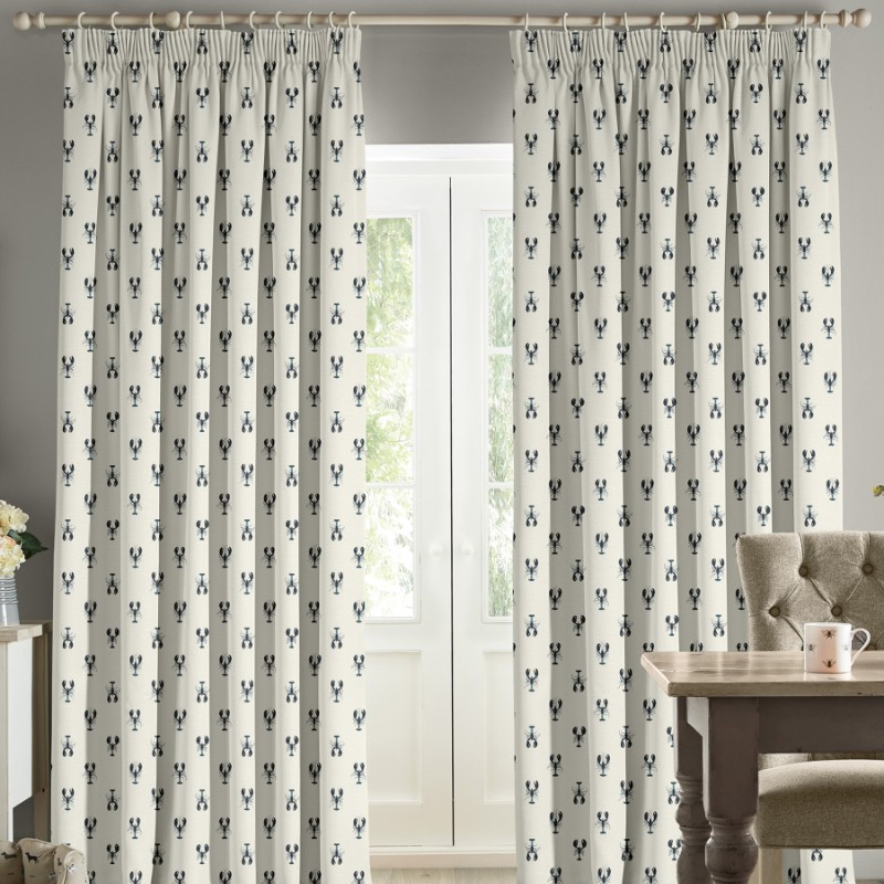 Sophie Allport Lobster White Curtains