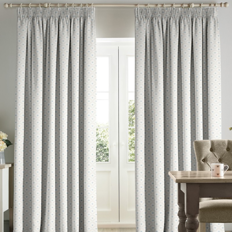 Sophie Allport Bees & Leaves White Curtains