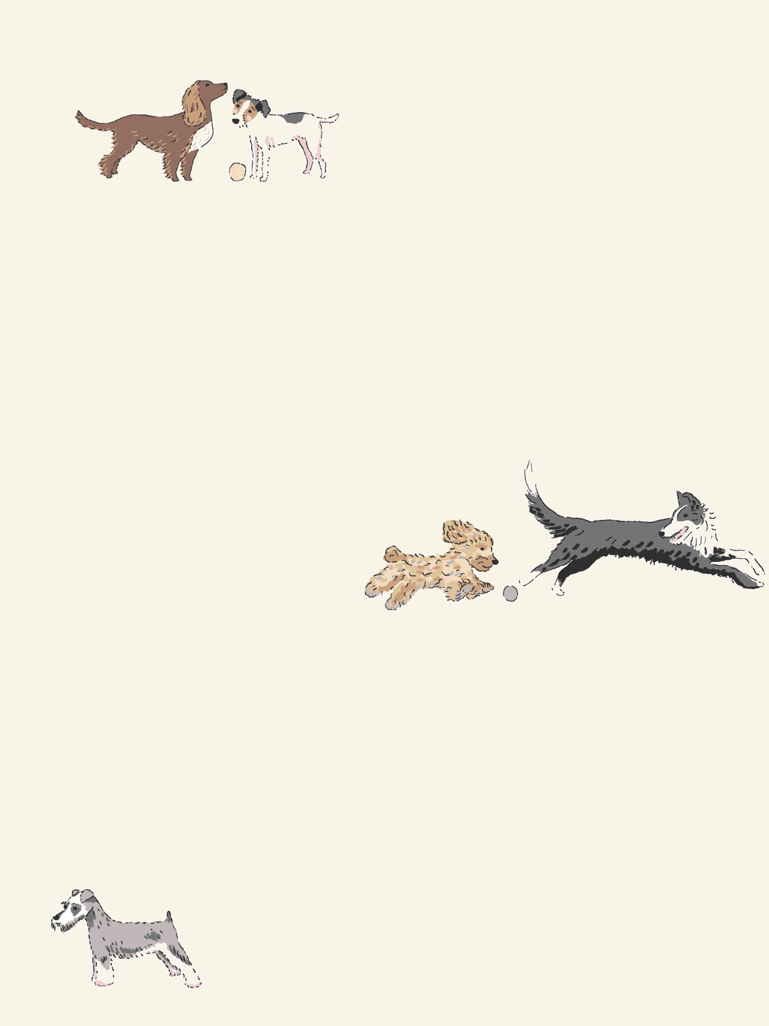 sophie allport doggy daycare off white curtains