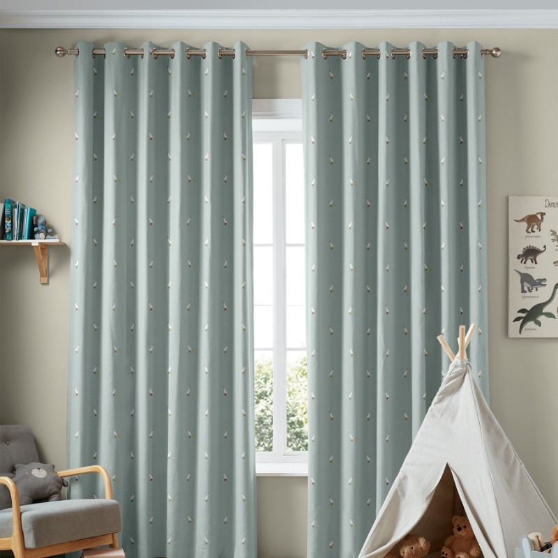 Sophie Allport Runner Duck Blue Curtains
