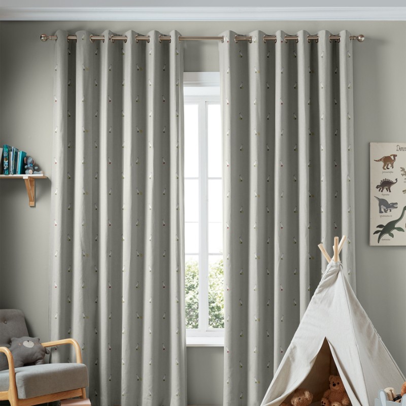 Sophie Allport Runner Duck Grey Curtains
