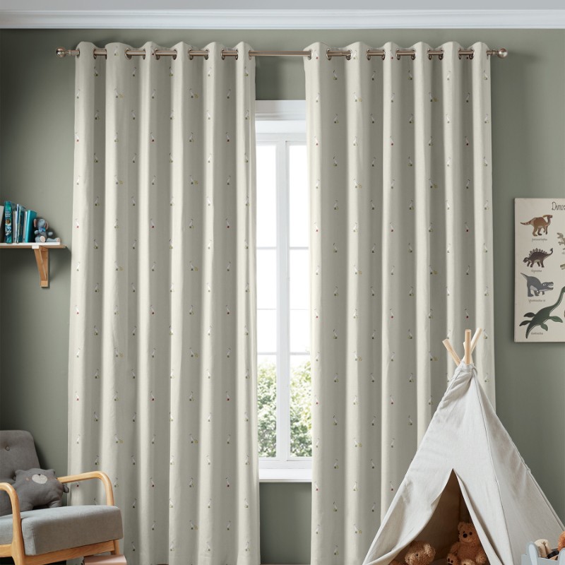 Sophie Allport Runner Duck Neutral Curtains