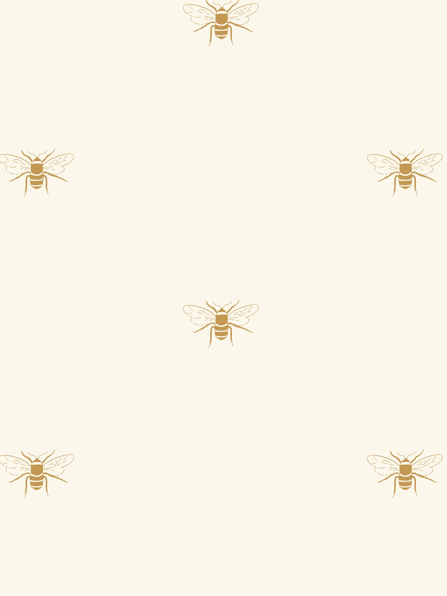 sophie allport gold bees cream curtains