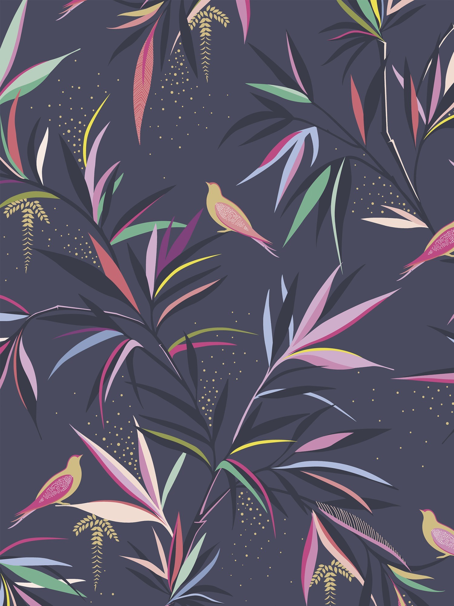 sara miller bamboo smokey blue curtains