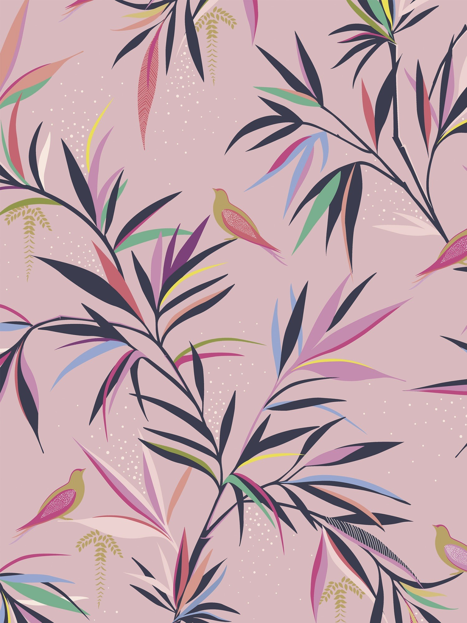 sara miller bamboo soft pink curtains