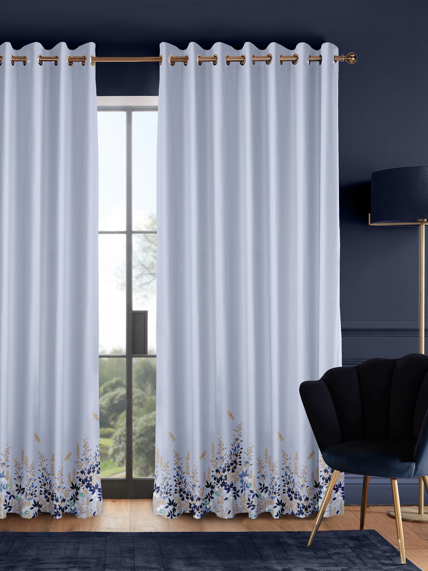 sara miller wisteria pale blue curtains