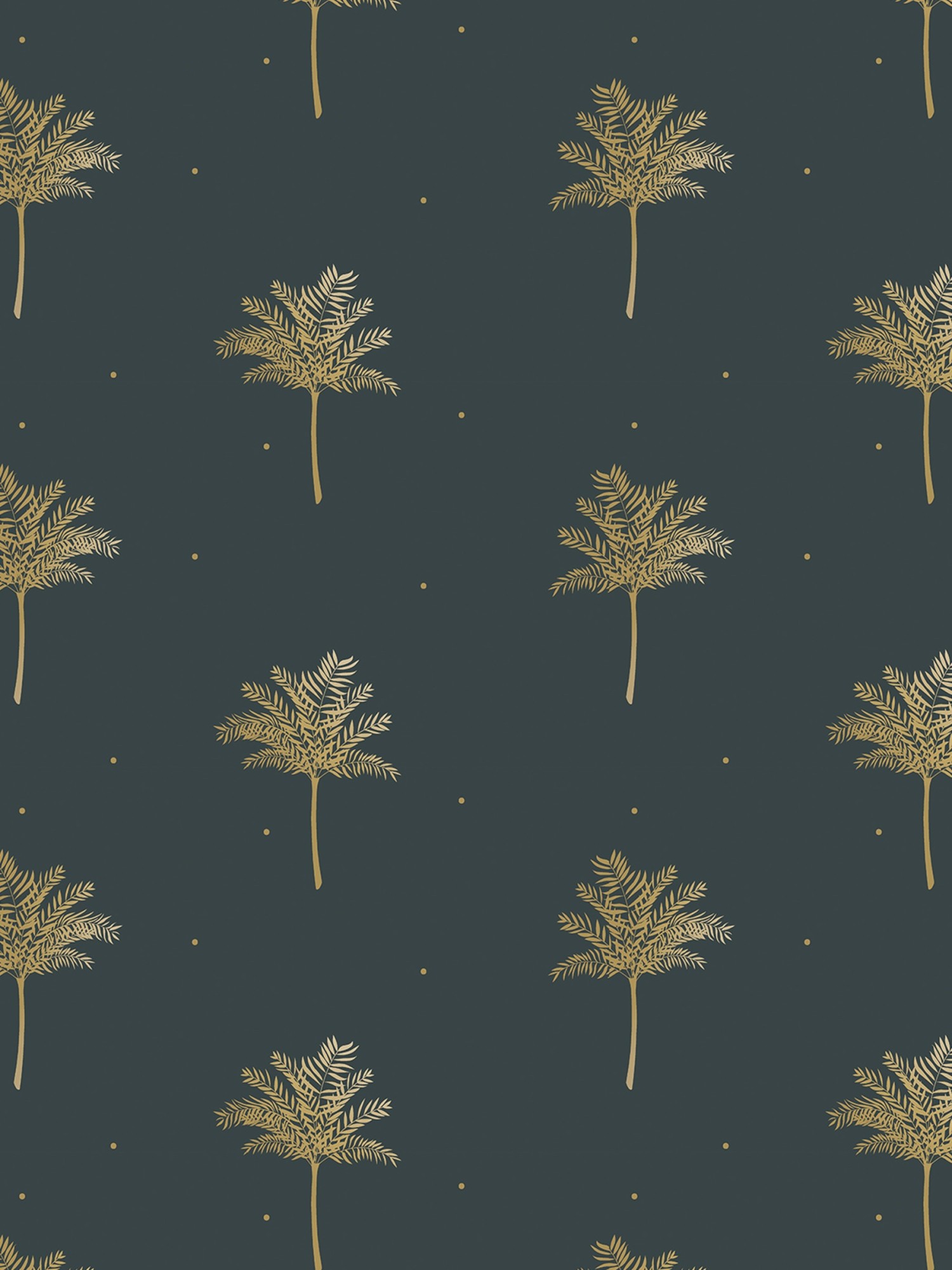 sara miller small palm tree forest green curtains