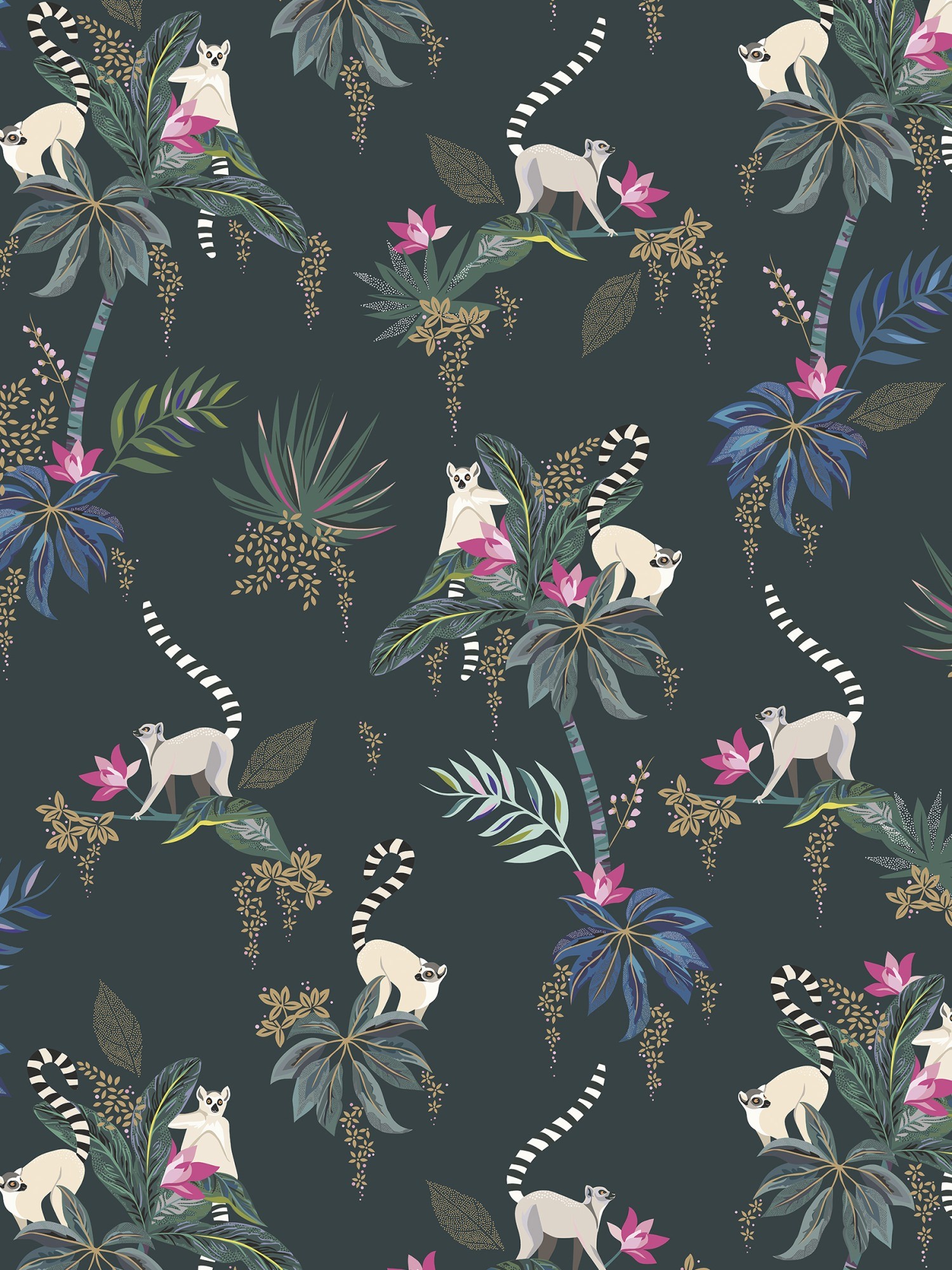 sara miller lemur forest green curtains