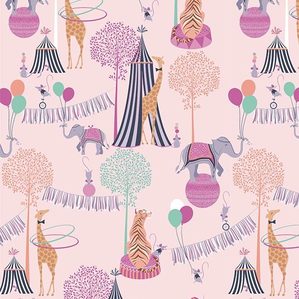 sara miller circus pink curtains