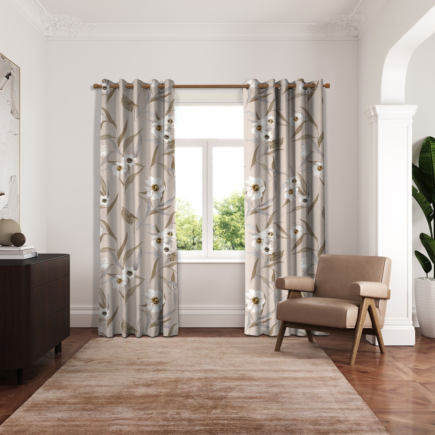 ted baker cabana natural curtains