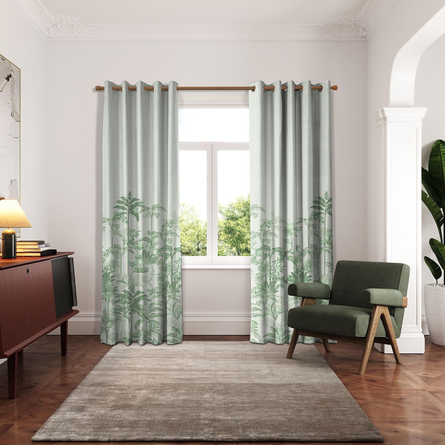 ted baker rhapsody celadon curtains
