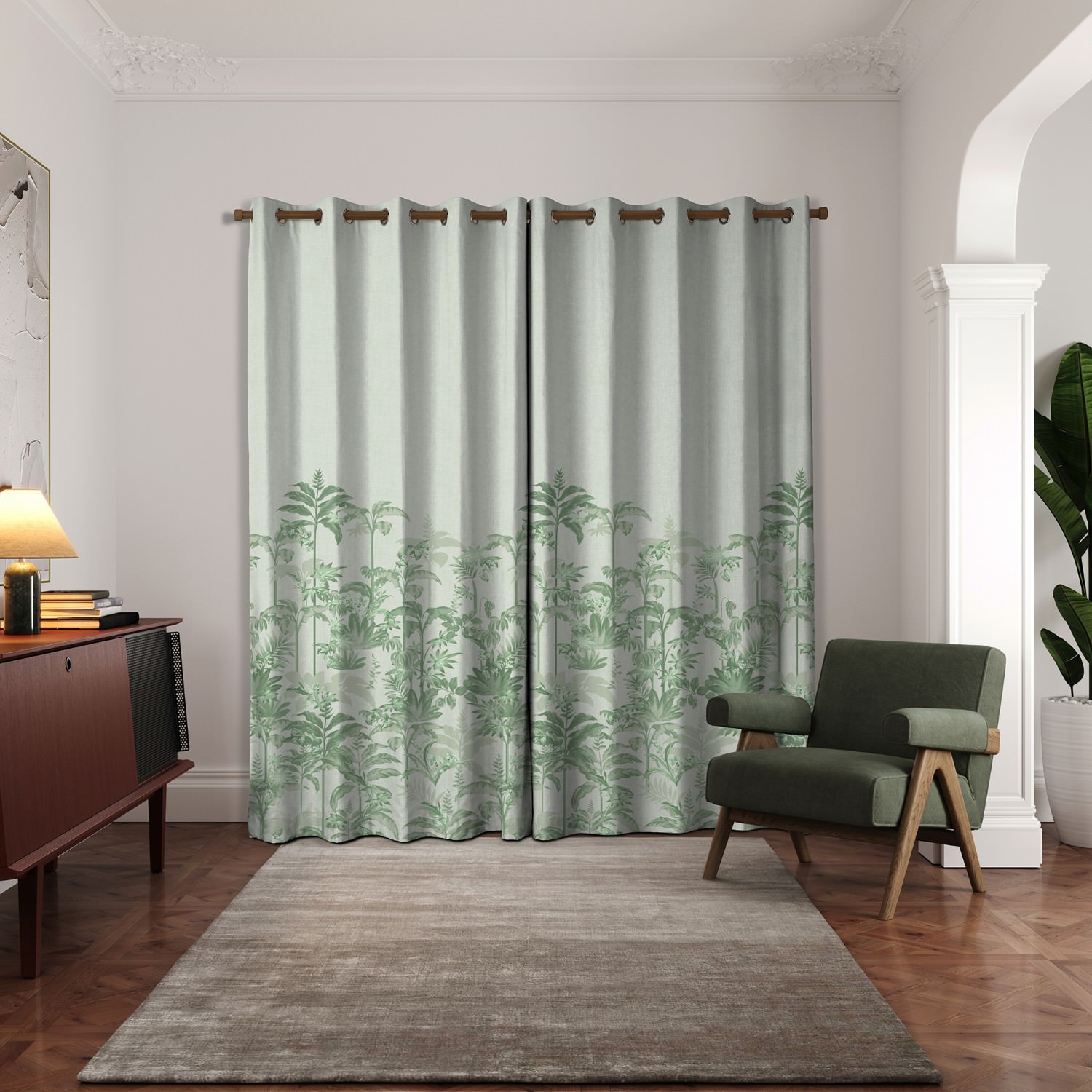 ted baker rhapsody celadon curtains