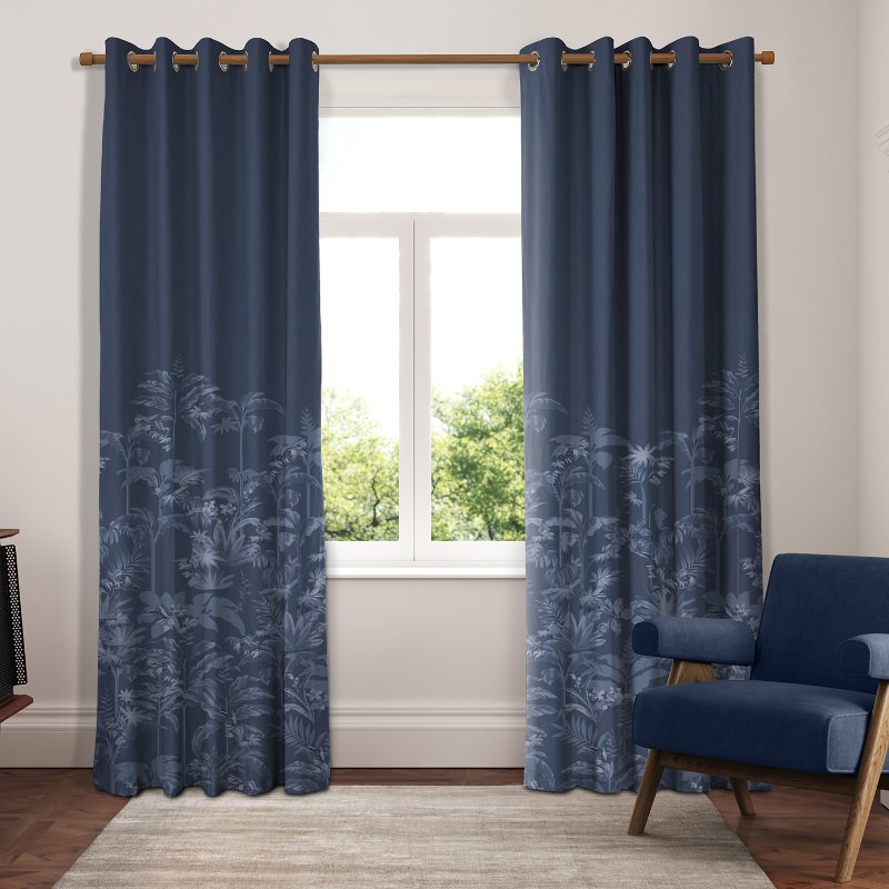 Ted Baker Rhapsody Navy Curtains