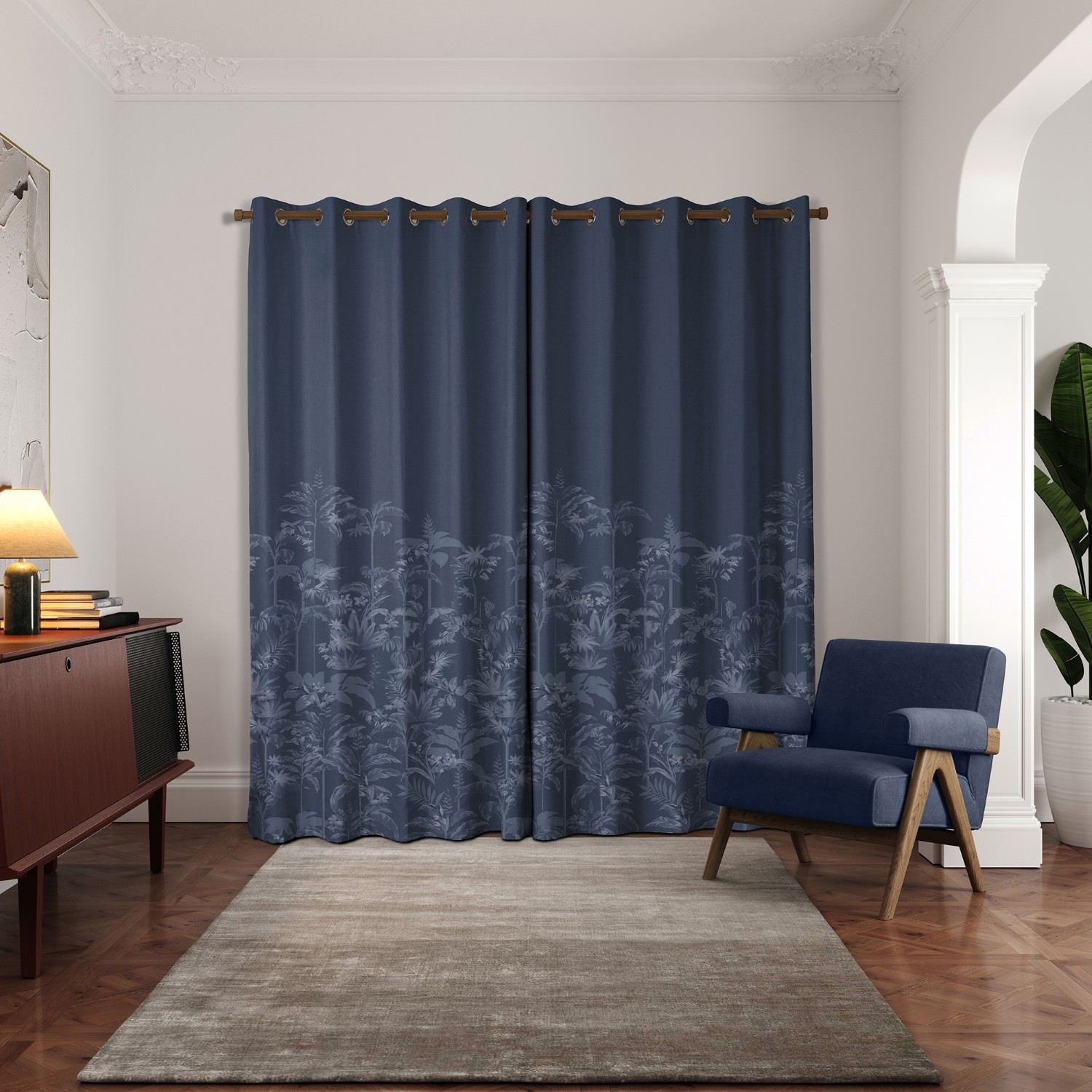 ted baker rhapsody navy curtains