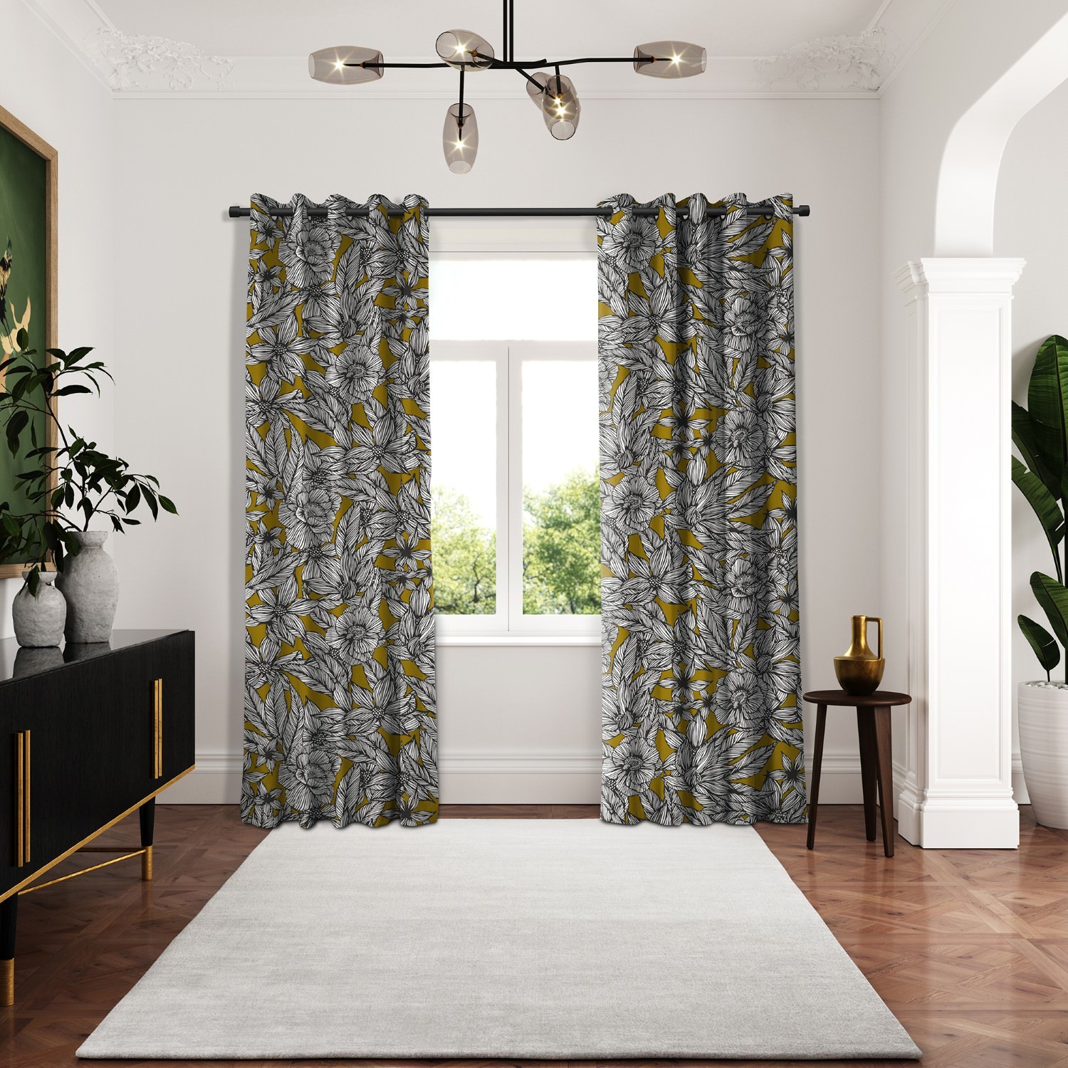 ted baker velvet vietnm gold curtains