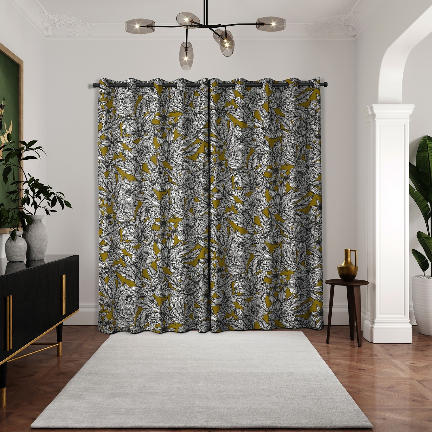 ted baker velvet vietnm gold curtains