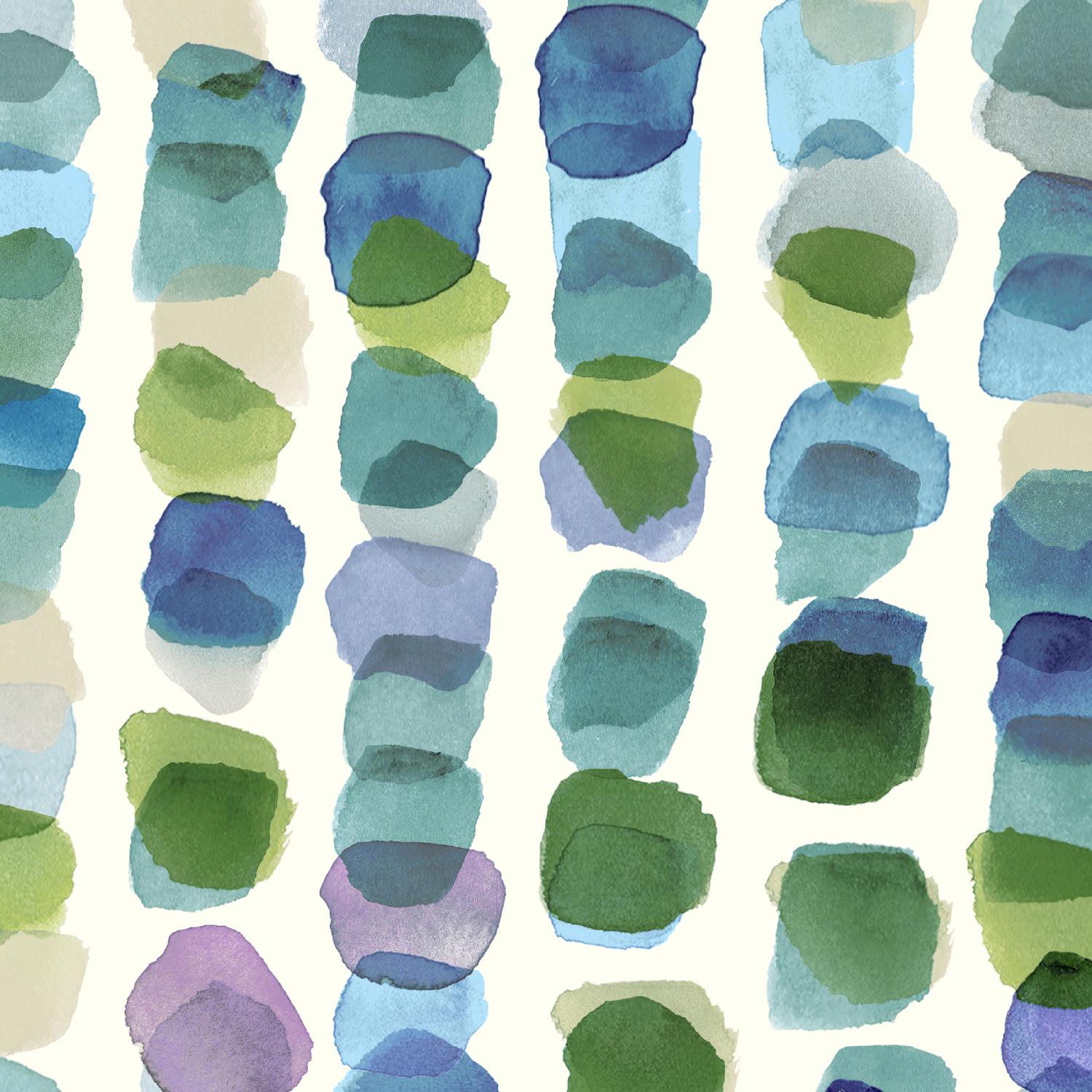 bluebellgrey tobermory bay purple geometric dimout roller blind