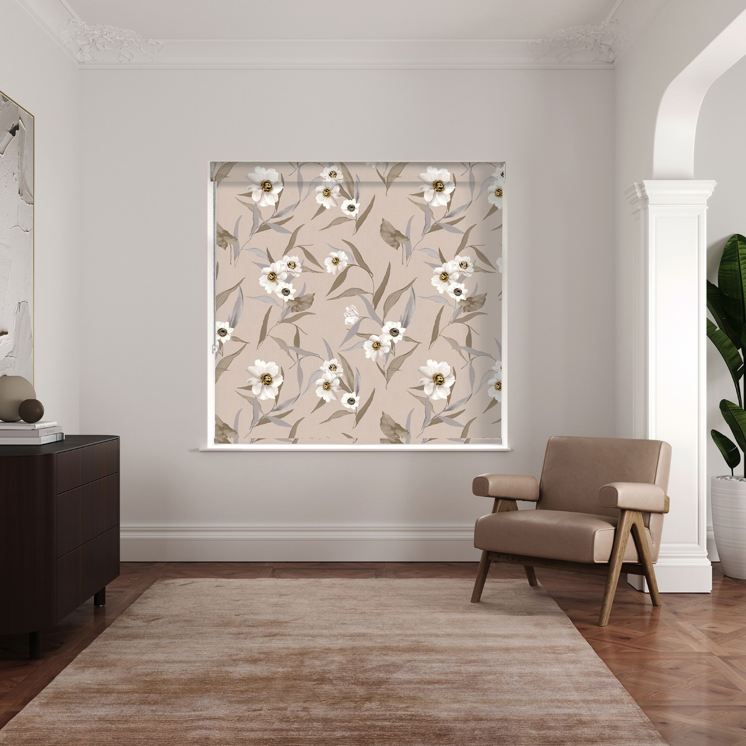 ted baker cabana natural dimout roller blind