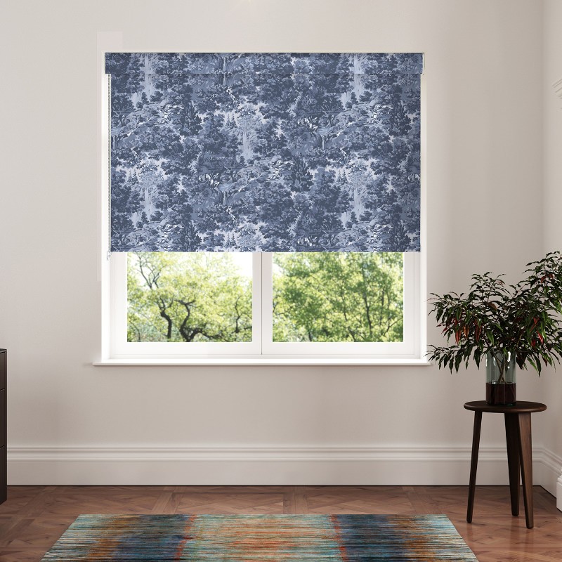 Ted Baker Landscape Navy Blackout Roller Blind
