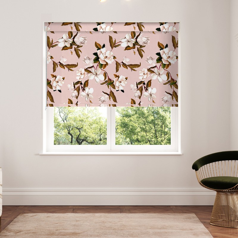 Ted Baker Opal Floral Pink Blackout Roller Blind