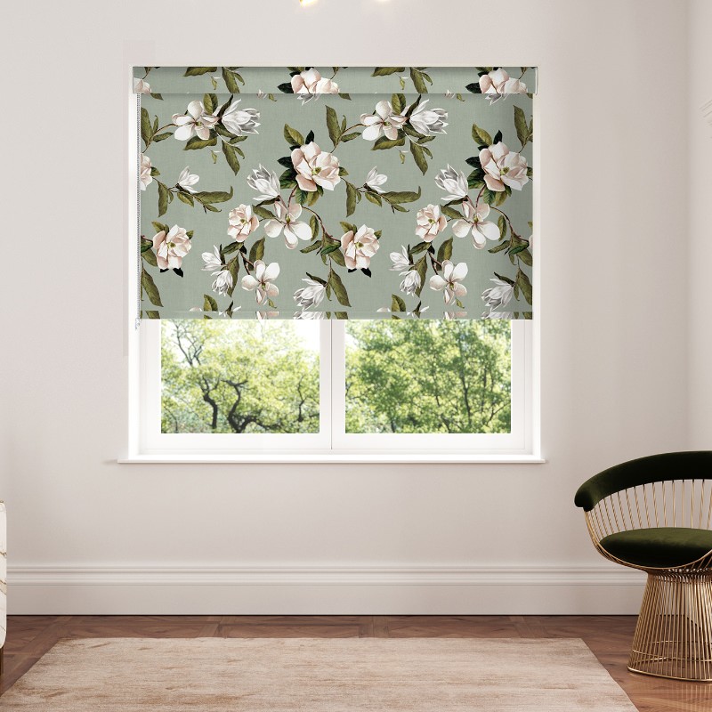 Ted Baker Opal Floral Sage Blackout Roller Blind
