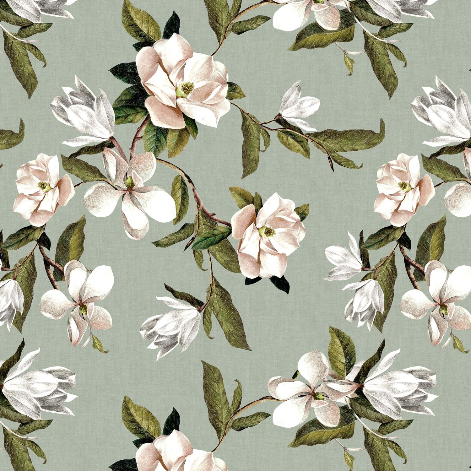 ted baker opal floral sage dimout roller blind