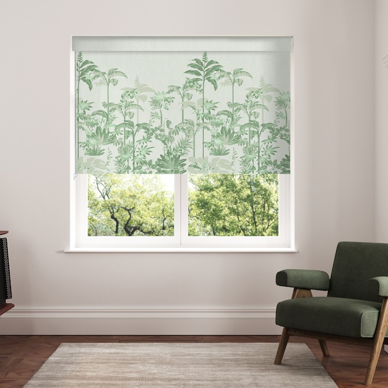 Ted Baker Rhapsody Celadon Dimout Roller Blind