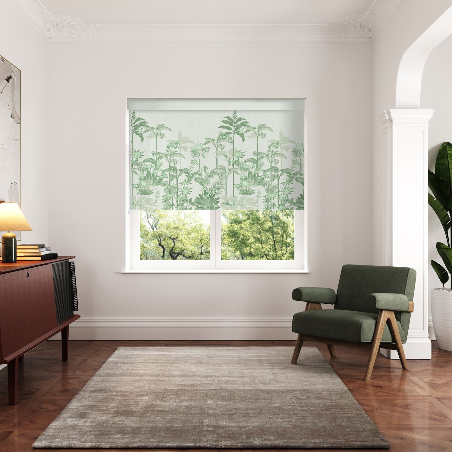 ted baker rhapsody celadon blackout roller blind