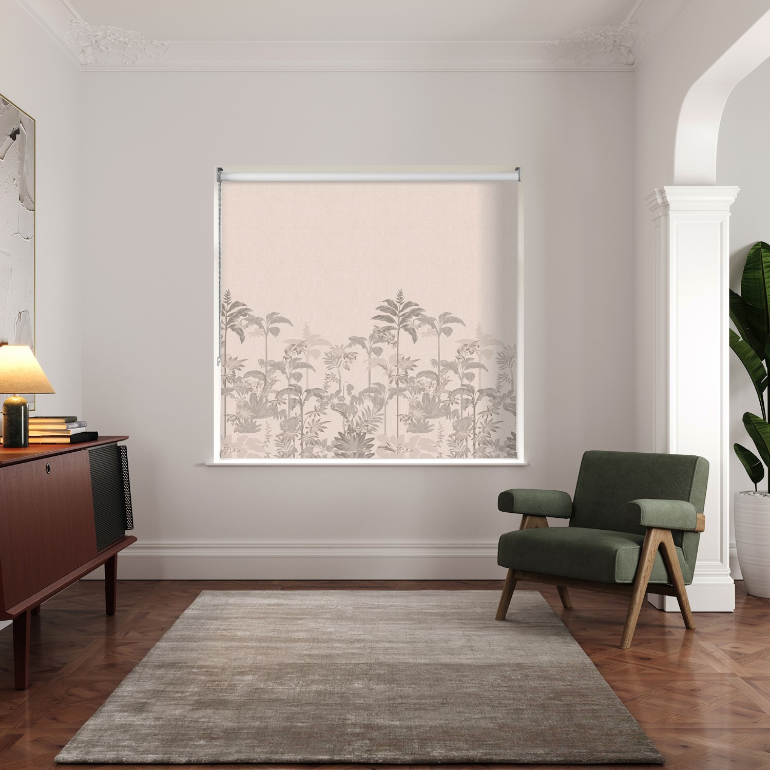 ted baker rhapsody linen blackout roller blind