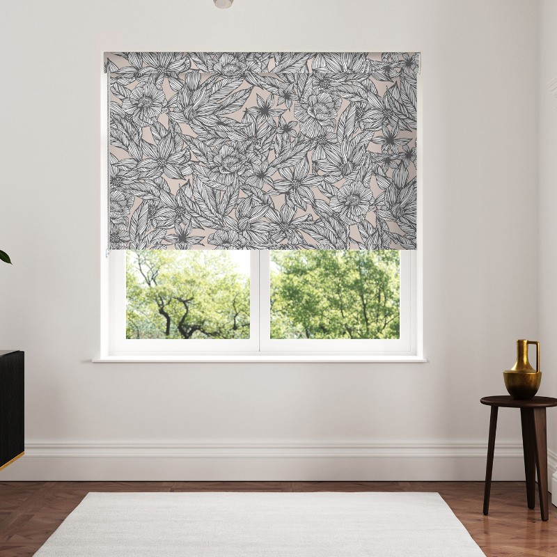 Ted Baker Vietnm Linen Grey Dimout Roller Blind