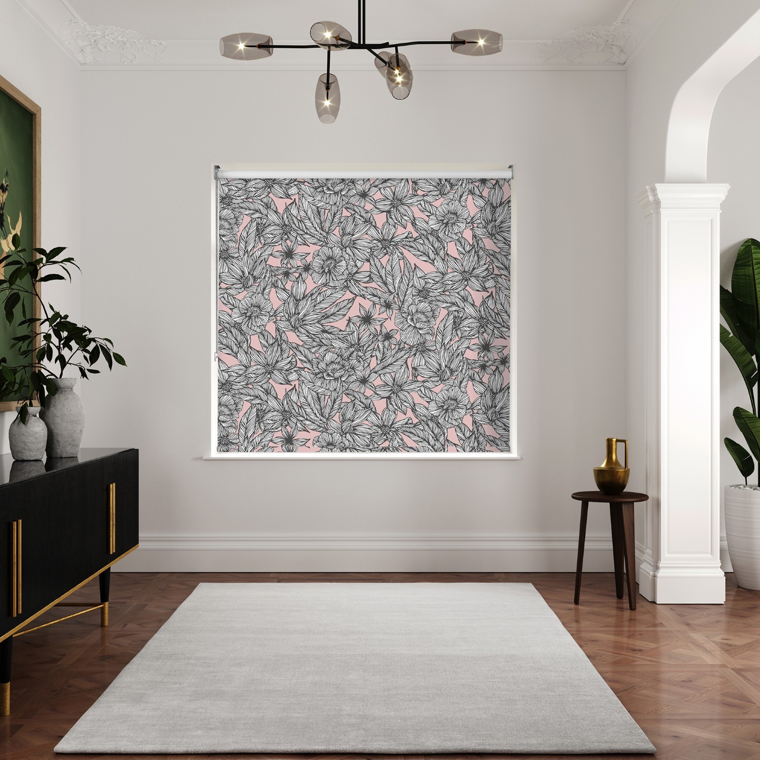 ted baker vietnm pink dimout roller blind