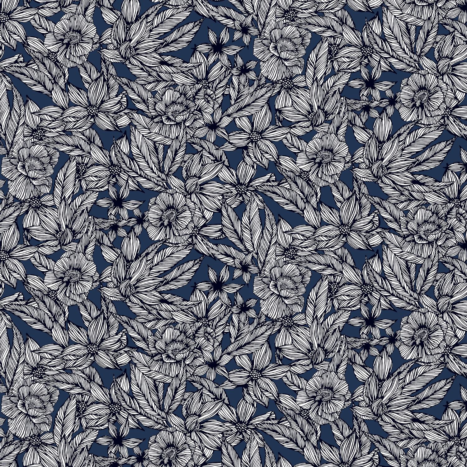 ted baker vietnm navy dimout roller blind