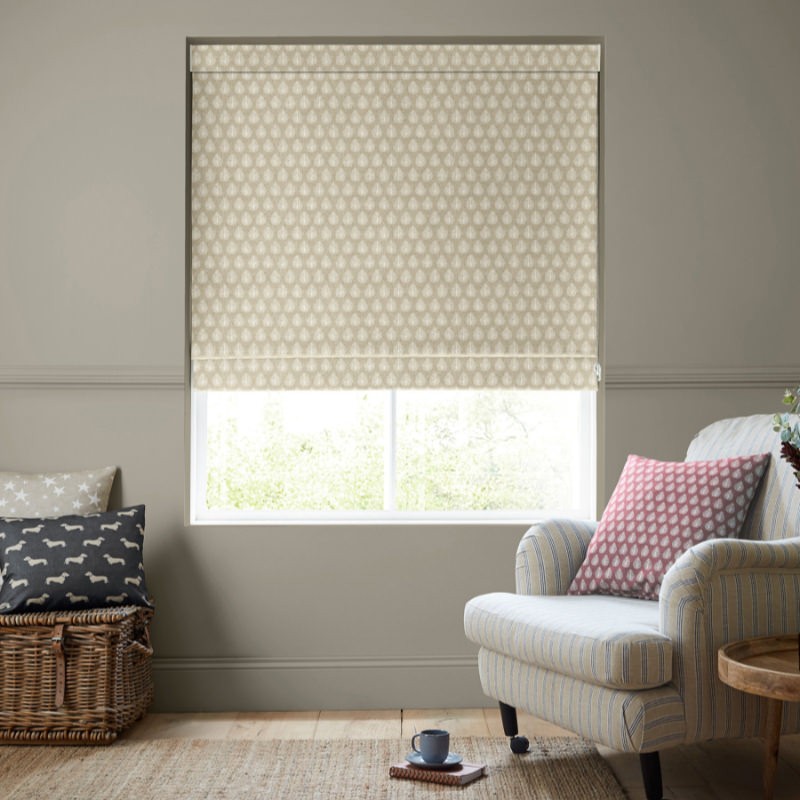 Emily Bond Jaipur Linen Roman Blind