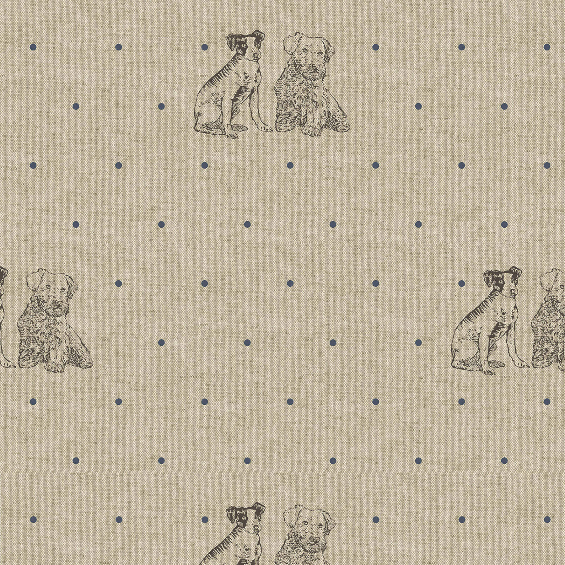 Emily Bond Millie Indigo Roman Blind