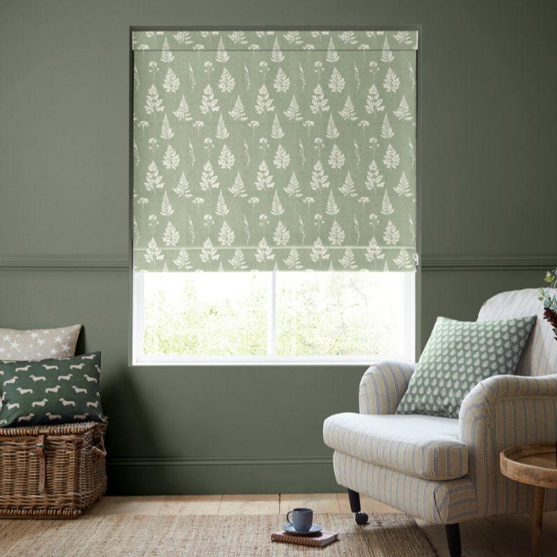 Emily Bond Tynesfield Sage Roman Blind