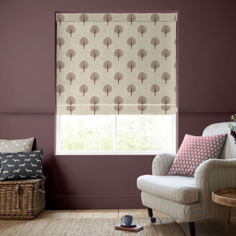 Emily Bond YewTree Mulberry Roman Blind