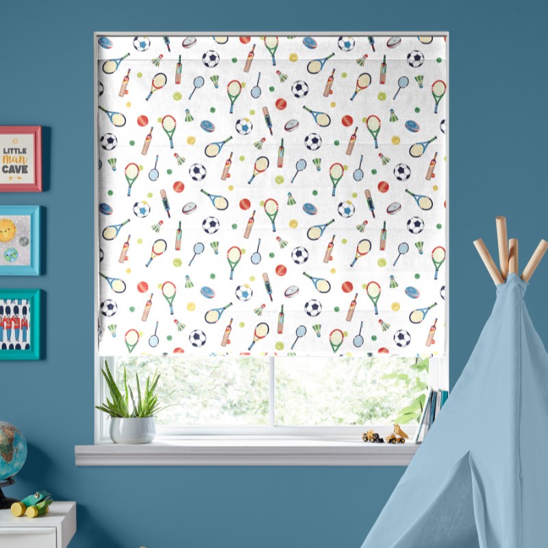 Cath Kidston Sports Multi Roman Blind