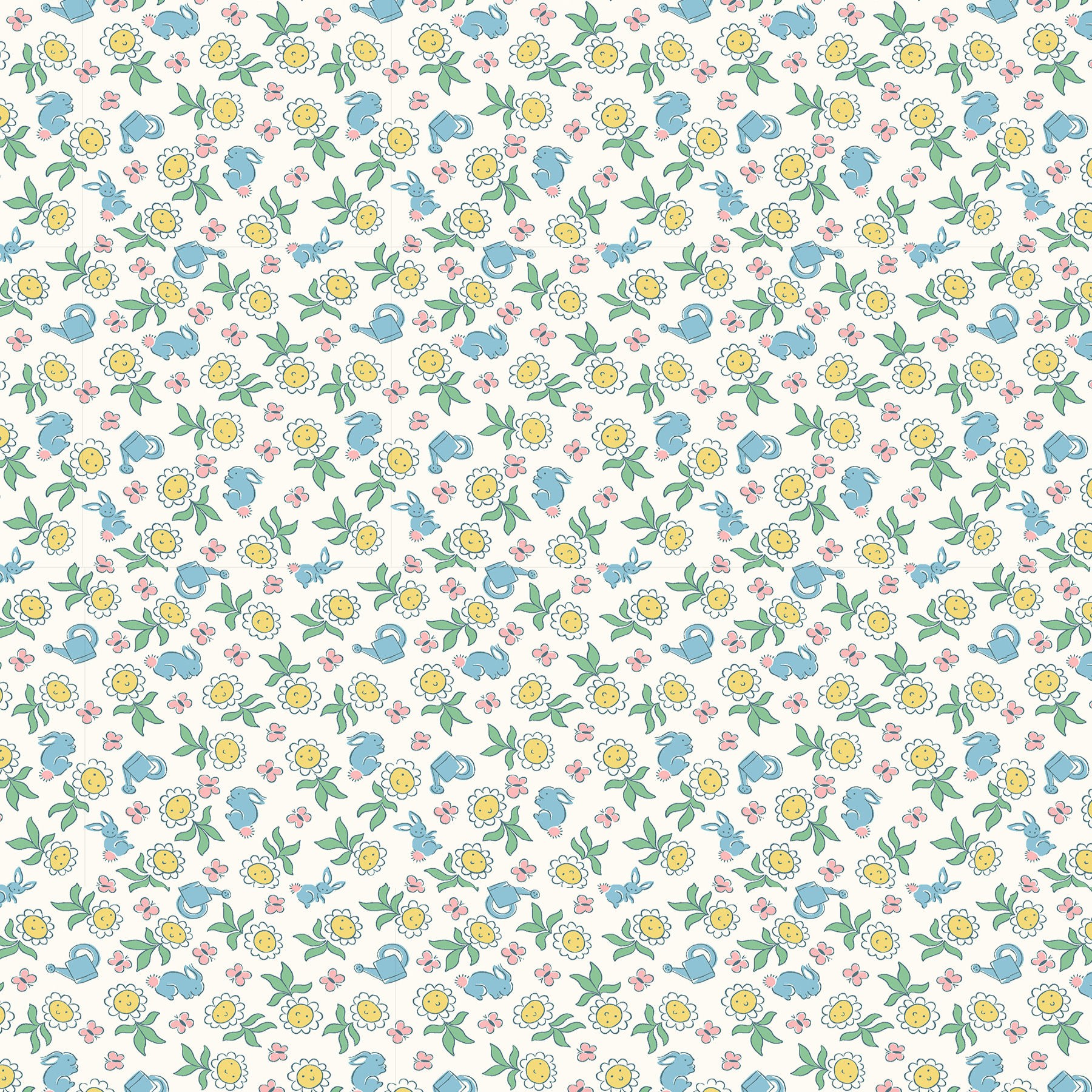 Cath Kidston Petal Flower Ditsy Cream Roman Blind