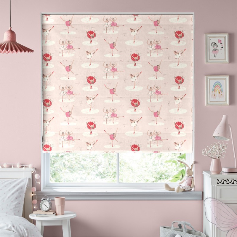 Cath Kidston Ballerinas Pink Roman Blind