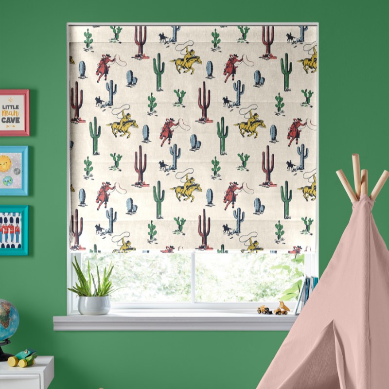 Cath Kidston Cowboy Cream Roman Blind