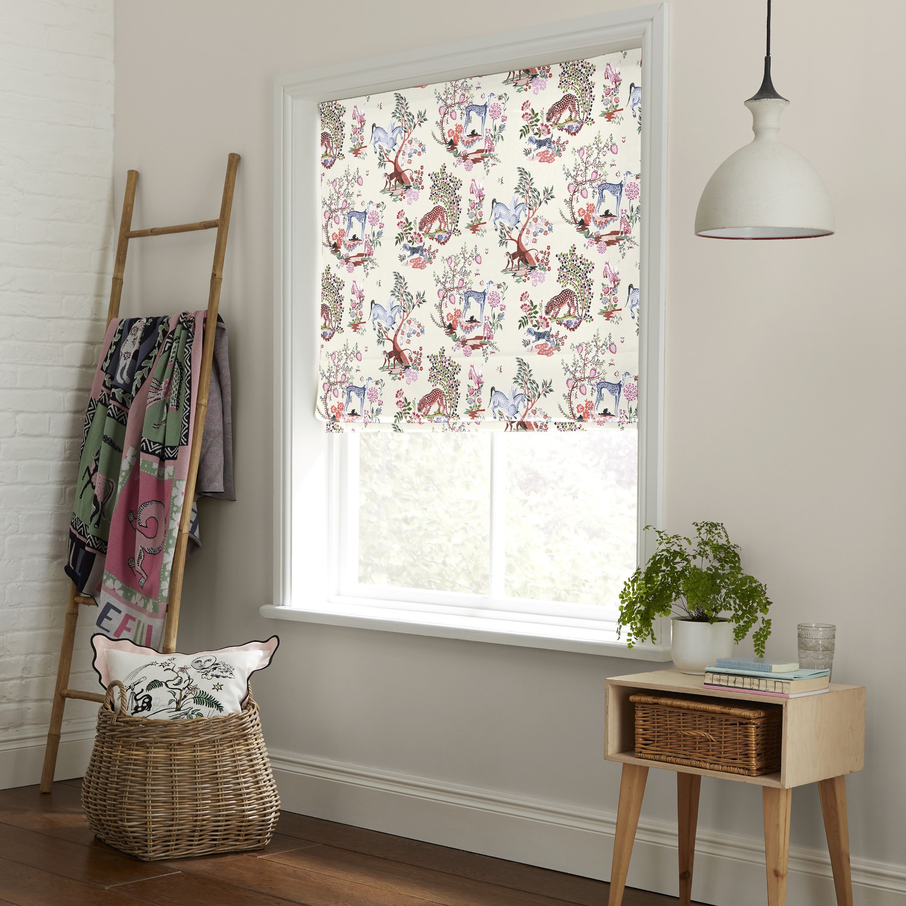 Cath Kidston Magical Kingdom Cream Roman Blind