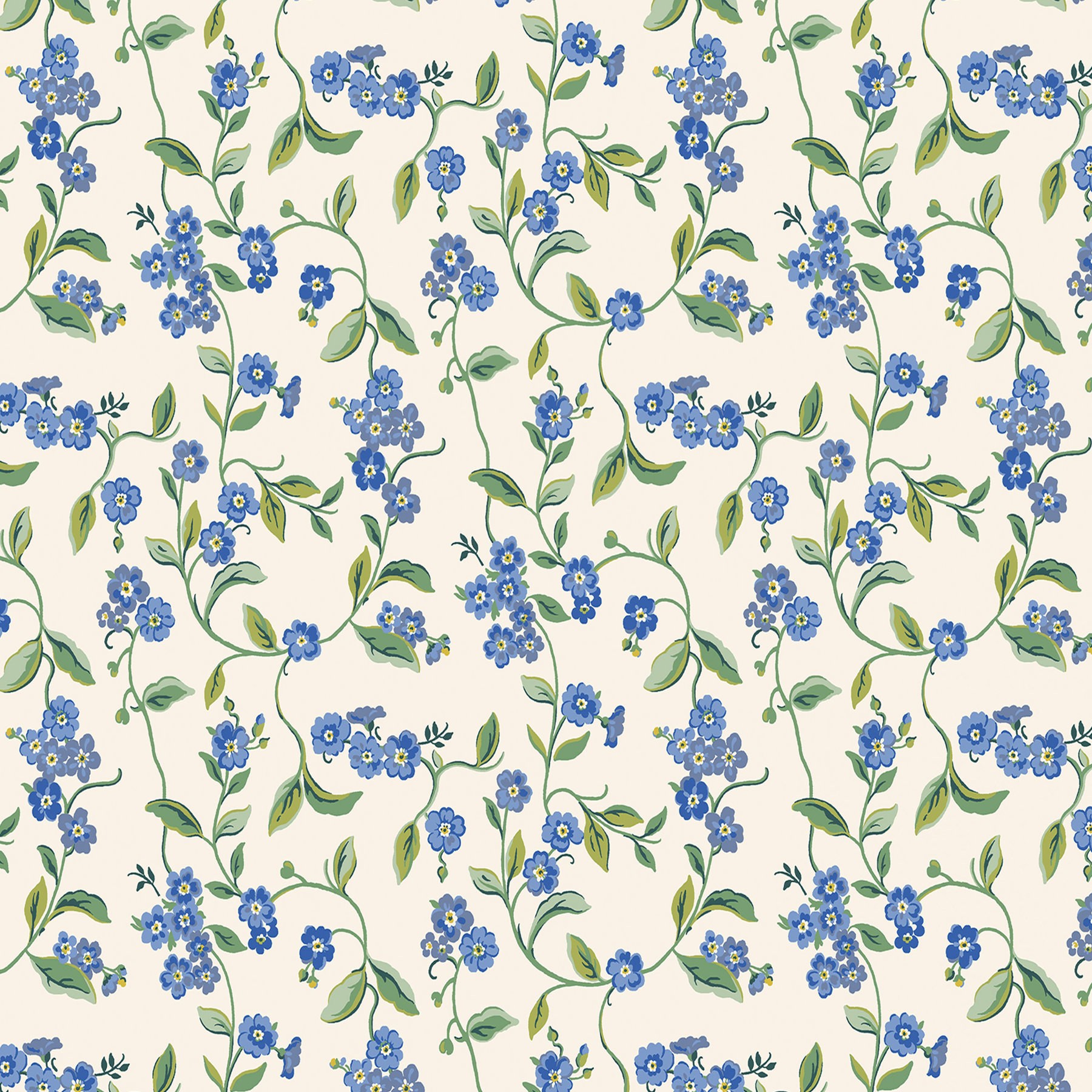 Cath Kidston Forget Me Not Blue Roman Blind