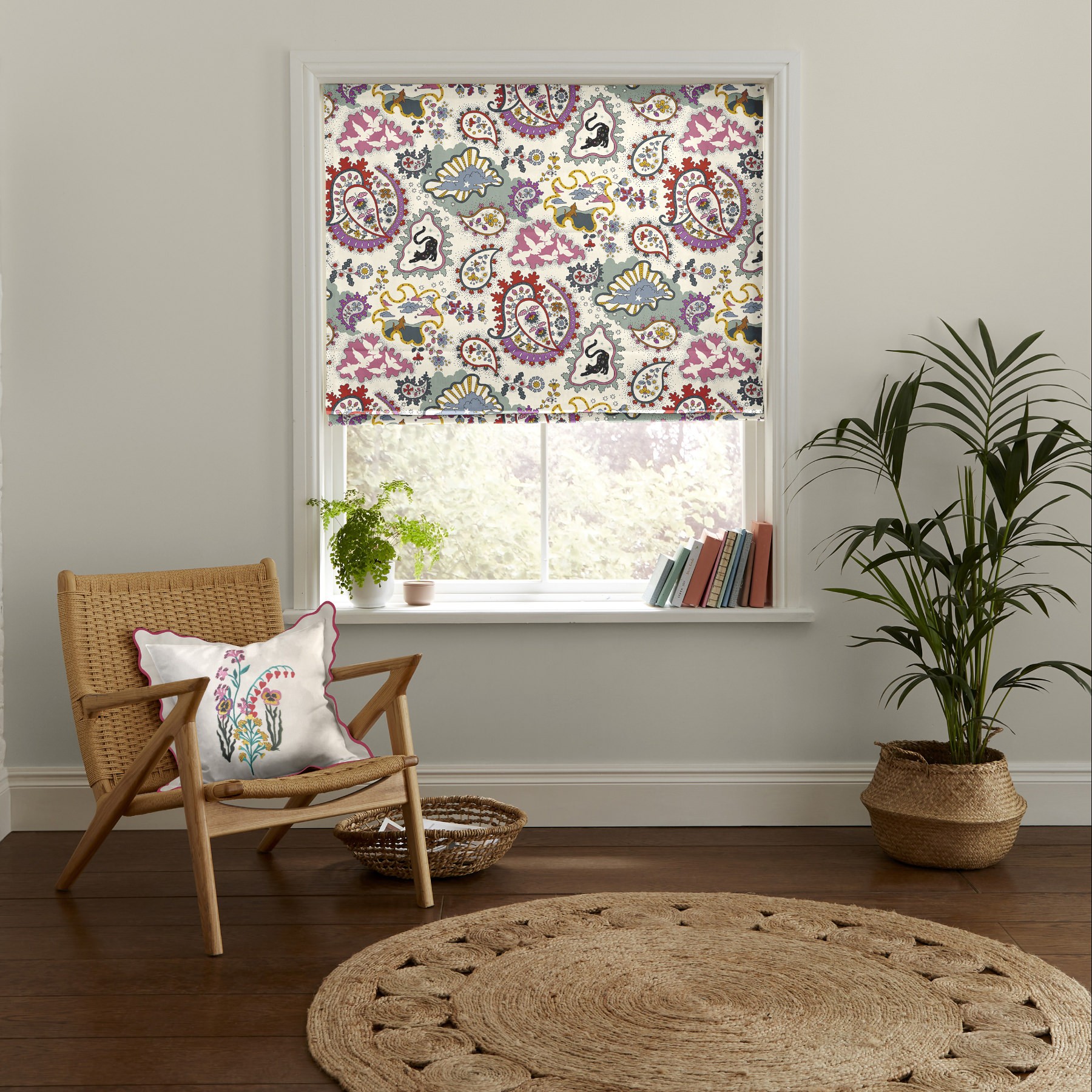 Cath Kidston Paisley Multi Roman Blind