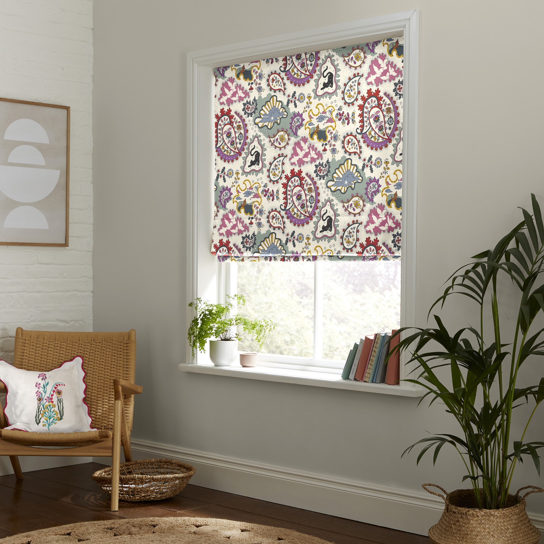 Cath Kidston Paisley Multi Roman Blind